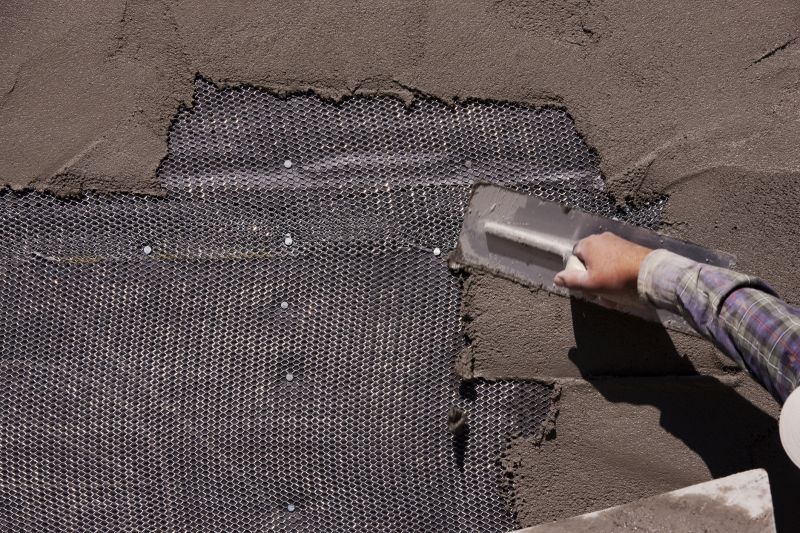 Eifs Stucco Repair Mid-Process